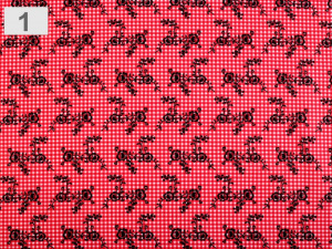 Bavlněná látka květiny