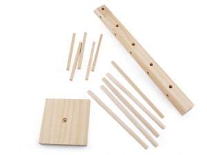 Dřevěný stojan na náramky / brýle 37 cm