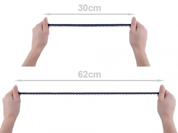 Ozdobná pruženka šíře 10 mm