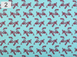 Bavlněná látka květiny