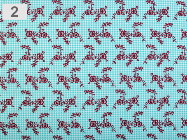 Bavlněná látka květiny