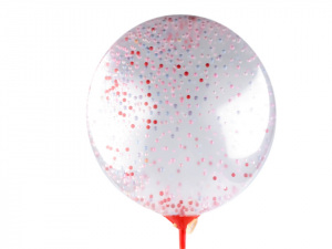 Nafukovací balónky s kuličkami a pumpičkou