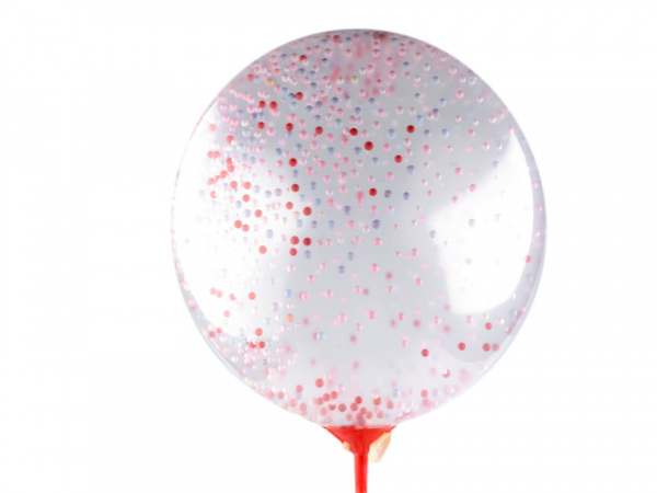 Nafukovací balónky s kuličkami a pumpičkou
