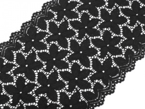 Elastická krajka / vsadka / běhoun šíře 21,5 cm