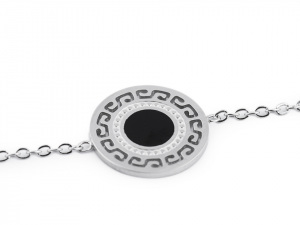 Náhrdelník z nerezové oceli mandala