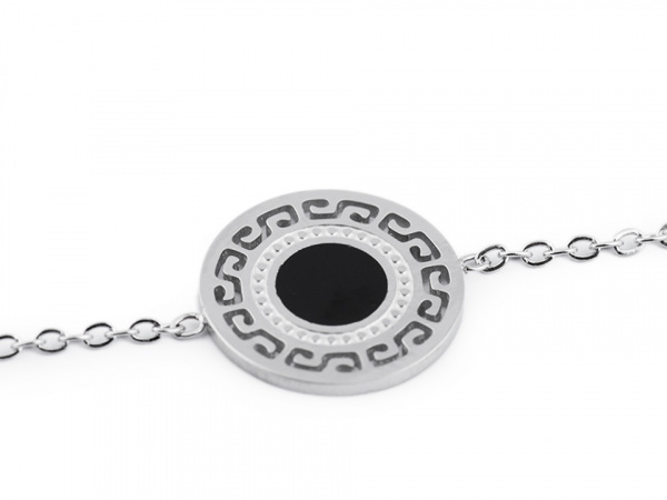 Náhrdelník z nerezové oceli mandala