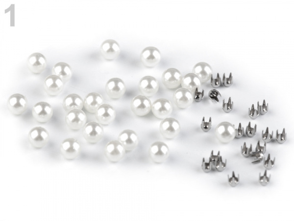 Nýtovací sada perly a cvočky