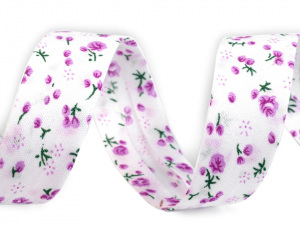 Šikmý proužek polyesterový šíře 20 mm zažehlený