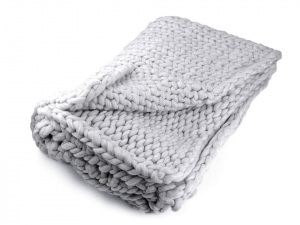 Pletená deka / pléd z extra silné příze
