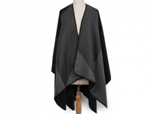 Oboustranné pončo / pléd 130x145 cm