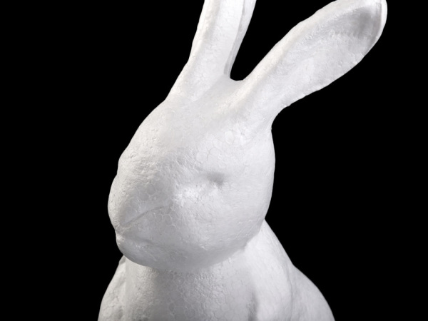 Velikonoční zajíc 9,5x15,5 cm polystyren