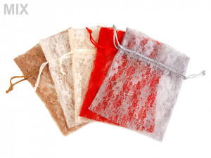 Dárkový pytlík krajkový 12x18 cm