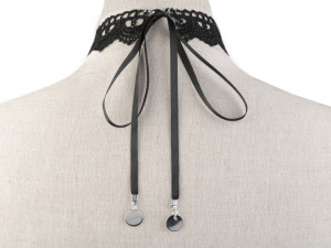 Náhrdelník choker / obojek krajkový
