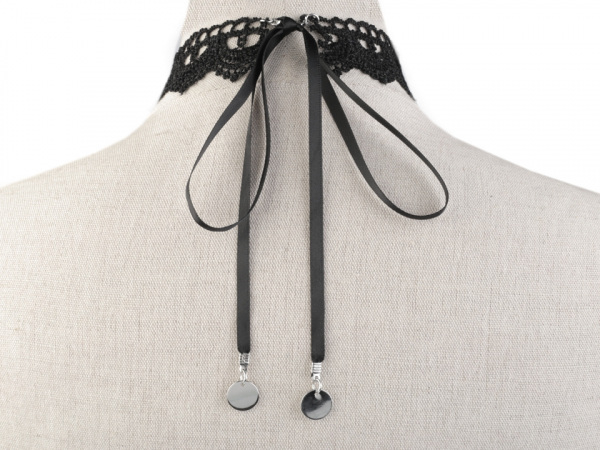 Náhrdelník choker / obojek krajkový