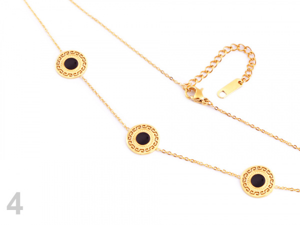 Náhrdelník z nerezové oceli mandala