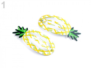 Sponka do vlasů pukačka ananas, ptáček
