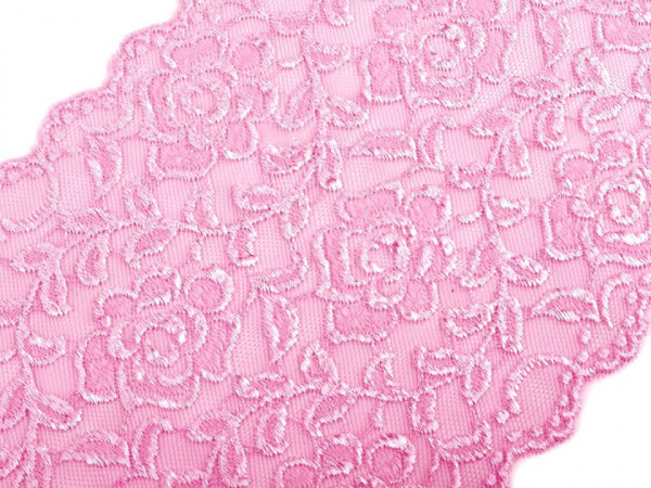 Elastická krajka / vsadka / běhoun šíře 16 cm