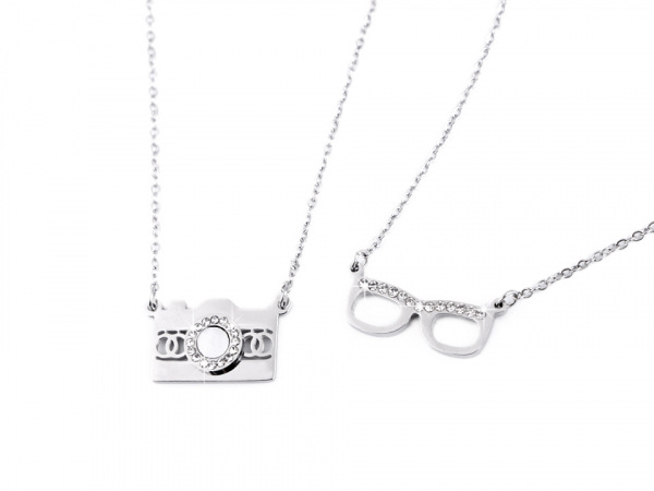 Náhrdelník z nerezové oceli brýle, foťák