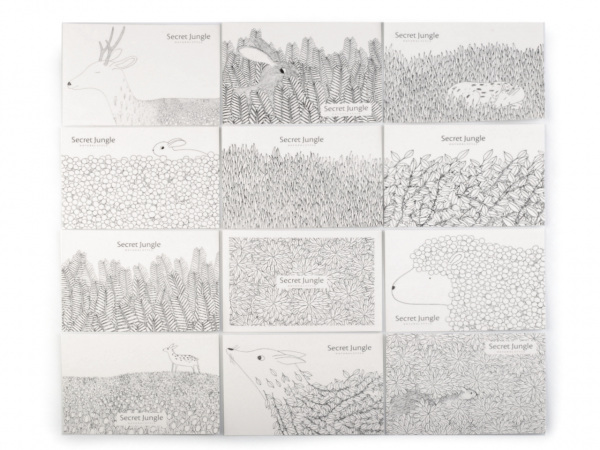 Kreativní sada pastelky, pohlednice a zápisník Languo