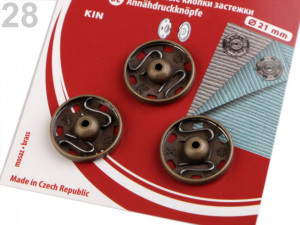 Kovové patentky / stiskací knoflíky
