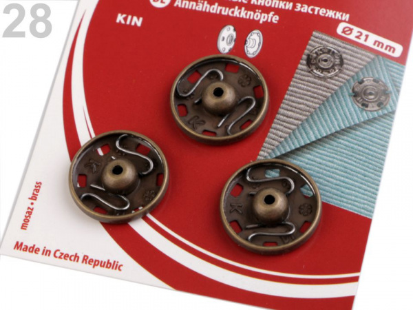 Kovové patentky / stiskací knoflíky