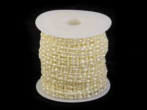 Borta s perlami šíře 10 mm