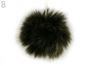 Kožešinová bambule Ø9 cm