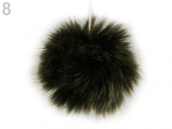 Kožešinová bambule Ø9 cm