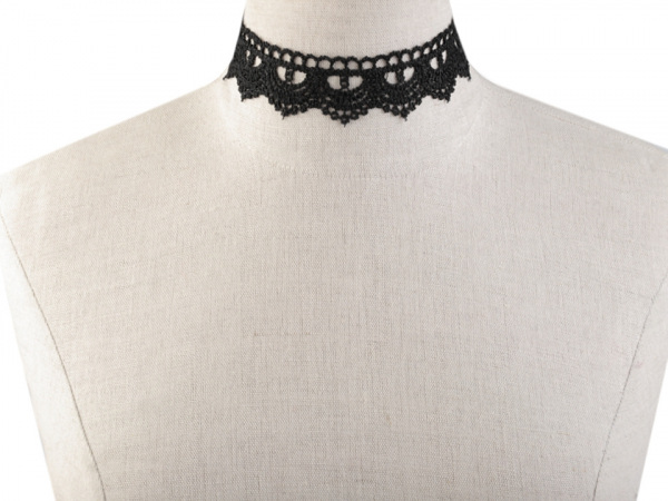 Náhrdelník choker / obojek krajkový
