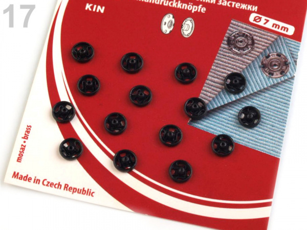 Kovové patentky / stiskací knoflíky