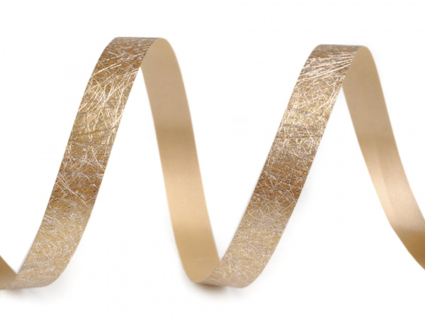 Dekorační stuha metalická šíře 10 mm