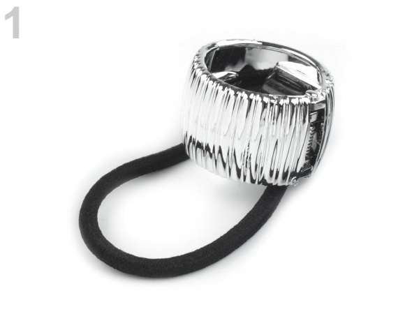 Gumička do vlasů se sponou