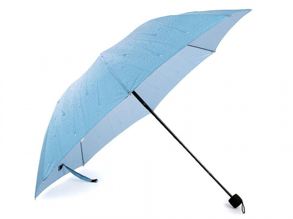 Dámský skládací deštník kapky