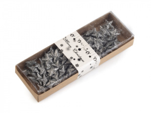 Vánoční hvězdy s glitry Ø20 mm