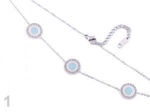 Náhrdelník z nerezové oceli mandala