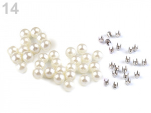 Nýtovací sada perly a cvočky