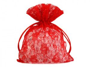 Dárkový pytlík krajkový 12x18 cm