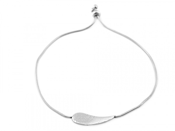 Náramek z nerezové oceli slon, křídlo