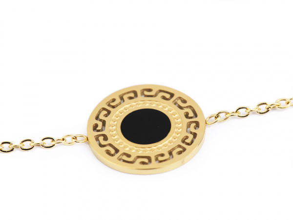 Náhrdelník z nerezové oceli mandala