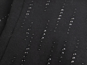 Dámské úpletové rukavice s kamínky