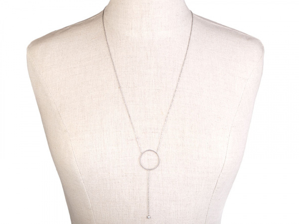 Dlouhý náhrdelník z nerezové oceli