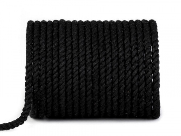 Bavlněná šňůra kroucená Ø5 a 6 mm