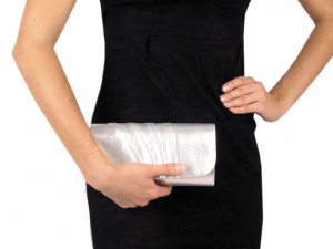 Kabelka - psaníčko metalické