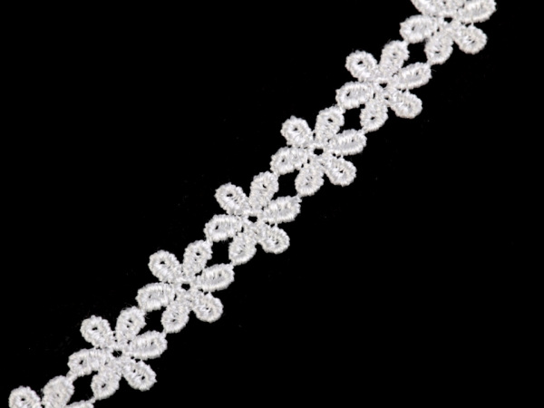 Vzdušná krajka / vsadka šíře 15 mm květy