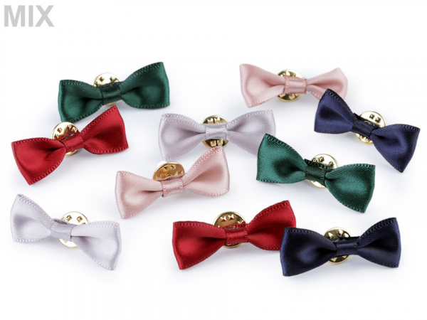 Saténová mašlička / brož mini