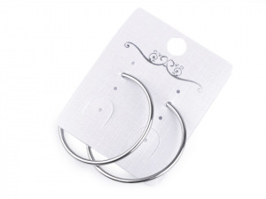 Náušnice kruhy pro uši bez dírek z nerezové oceli