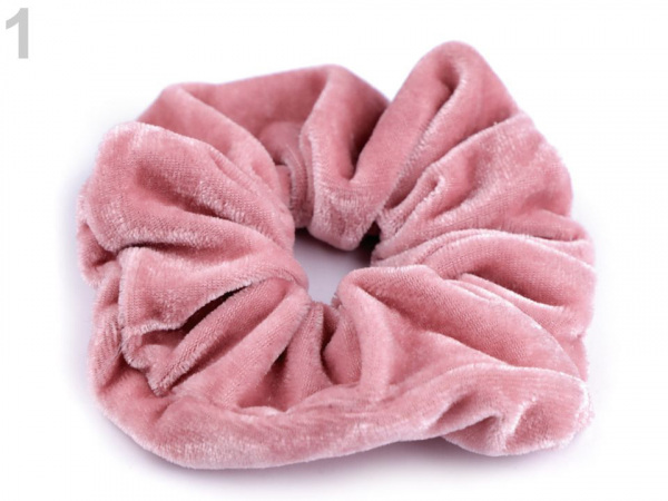 Gumička do vlasů sametová