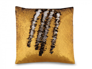 Povlak na polštář s oboustrannými flitry 40x40 cm