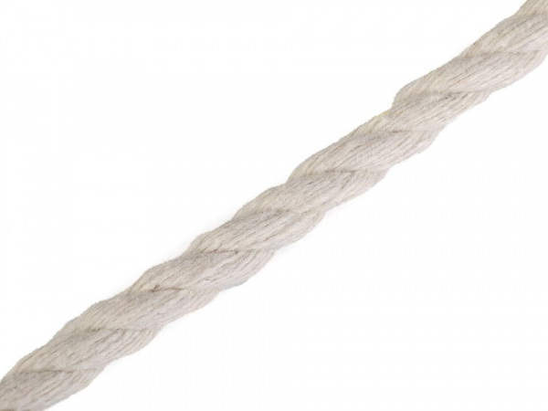 Bavlněná šňůra kroucená Ø5 a 6 mm