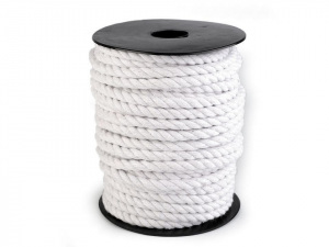 Bavlněná šňůra kroucená Ø5 a 6 mm